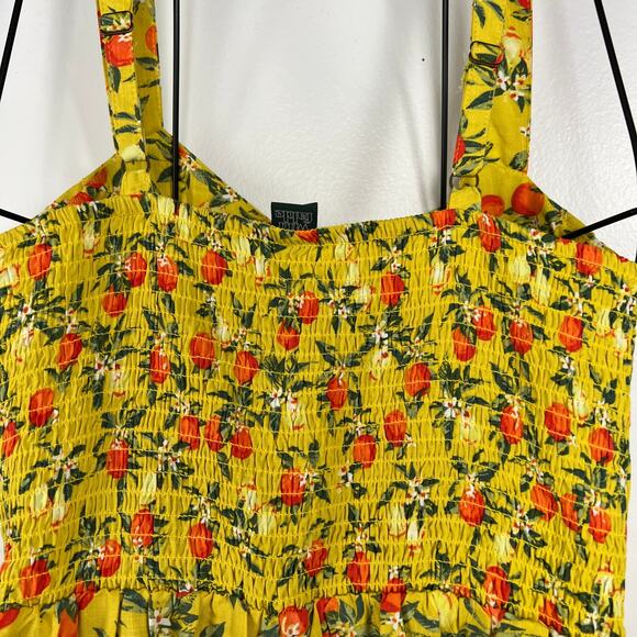 Wild Fable Women's Yellow Fruit Print Sleeveless Romper - Size Small - NWT - Picture 8 of 9